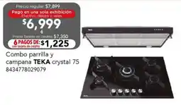 City Club Teka parilla y campana campana crystal 75 oferta