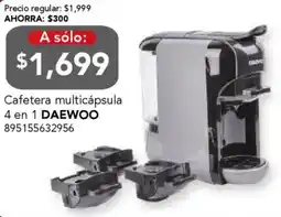 City Club Daewoo cafetera multicápsula 4 en 1 oferta