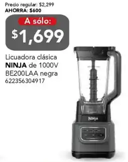 City Club Ninja licuadora clásica be200laa negra oferta