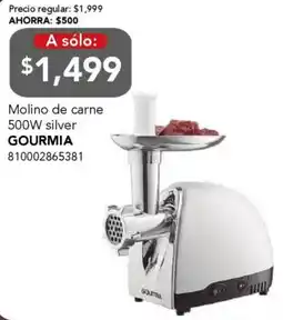 City Club Gourmia molino de carne silver oferta