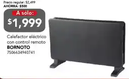 City Club Bornoto calefactor eléctrico con control remoto oferta