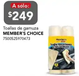 City Club Member's choice toallas de gamuza oferta