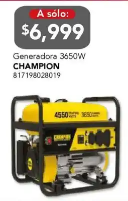 City Club Champion generadora oferta