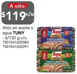 City Club Tuny atún en aceite o agua oferta
