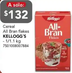 City Club Kellogg's cereal all bran flakes oferta
