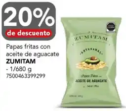 City Club Zumitam papas fritas con aceite de aguacate oferta