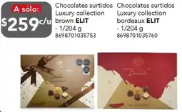 City Club Elit chocolates surtidos luxury collection brown oferta