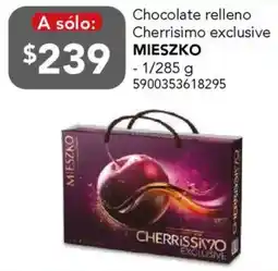 City Club Mieszko chocolate relleno cherrisimo exclusive oferta