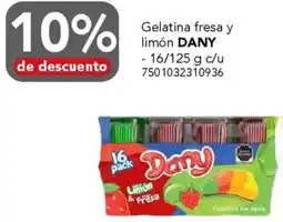 City Club Dany gelatina fresa y limón oferta