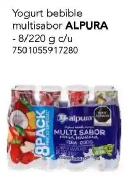 City Club Alpura yogurt bebible multisabor oferta