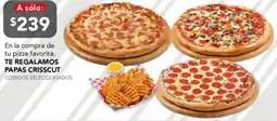 City Club Te regalamos papas crisscut en la compra de tu pizza favorita oferta