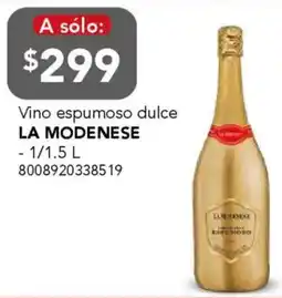 City Club La modenese vino espumoso dulce oferta