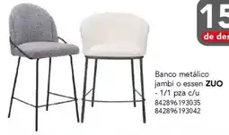 City Club Zuo banco metálico jambi o essen oferta