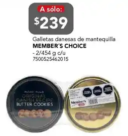 City Club Member's choice galletas danesas de mantequilla oferta