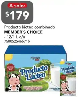 City Club Member's choice producto lácteo combinado oferta