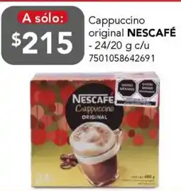 City Club Nescafé cappuccino original oferta