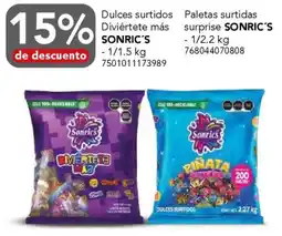 City Club Sonric's dulces surtidos diviértete más oferta