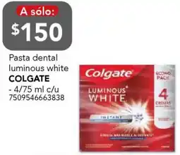 City Club Colgate pasta dental luminous white oferta