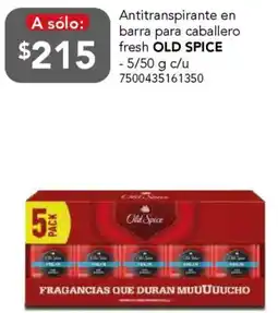 City Club Old Spice Antitranspirante en barra para caballero fresh oferta