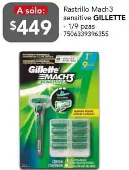 City Club Gillette rastrillo mach3 sensitive oferta