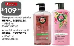 City Club Herbal essences shampoo smooth pétalos oferta
