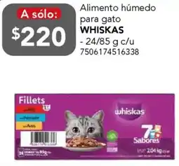 City Club Whiskas alimento húmedo para gato oferta