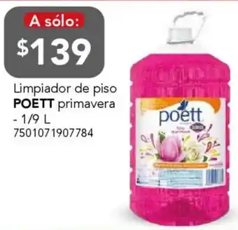 City Club Poett limpiador de piso primavera oferta