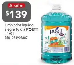 City Club Poett limpiador líquido alegra tu día oferta