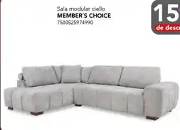 City Club Member's choice sala modular ciello oferta