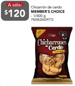 City Club Member's choice chicarrón de cerdo oferta