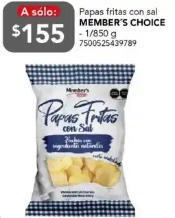 City Club Member's choice papas fritas con sal oferta