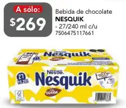 City Club Nesquik bebida de chocolate oferta