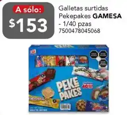 City Club Gamesa galletas surtidas pekepakes oferta