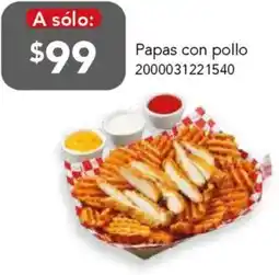City Club Papas con pollo oferta