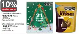 City Club Hershey's kisses chocolates calendario oferta