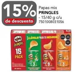 City Club Pringles papas mix oferta