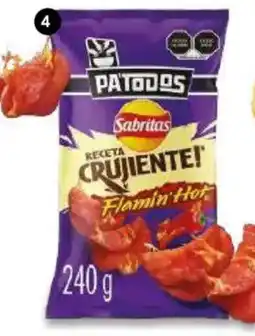 City Club Sabritas flamin hot receta crujiente oferta