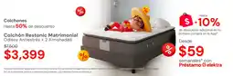 Elektra Colchón restonic matrimonial oferta
