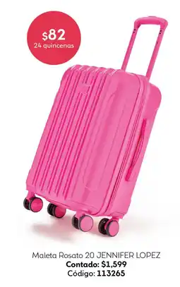 Coppel JENNIFER LOPEZ Maleta Rosato 20 oferta