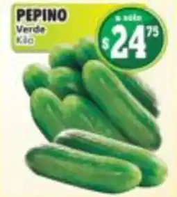 Casa Ley Pepino verde oferta