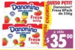 Casa Ley Danonino queso petit fresa oferta