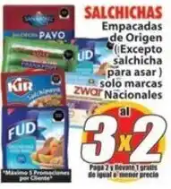 Casa Ley Salchichas empacadas de origen oferta