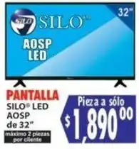 Casa Ley Silo LED pantalla 32" oferta