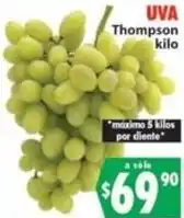 Casa Ley Uva thompson oferta