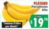 Casa Ley Platano portalimón oferta