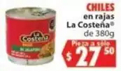 Casa Ley La Costeña chiles en rajas oferta