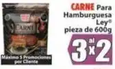 Casa Ley Ley carne para hamburguesa oferta