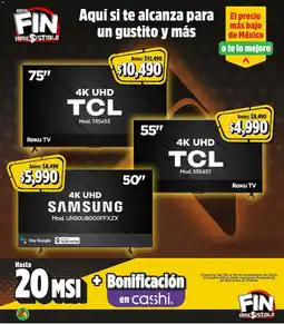 Bodega Aurrerá TCL, SAMSUNG 4K UHD oferta