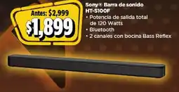 Bodega Aurrerá Sony Barra de sonido HT-S100F oferta