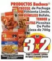 Casa Ley Trozos de pechuga pimienta limón, boneless búfalo, tender y alitas picositas de pollo oferta